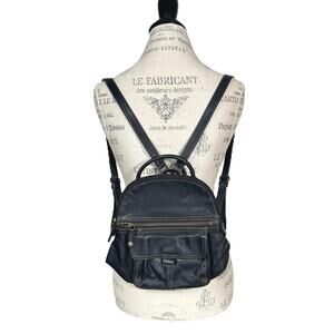 Fossil | Women | Black Soft Leather Minimal Mini Backpack Purse | One Size